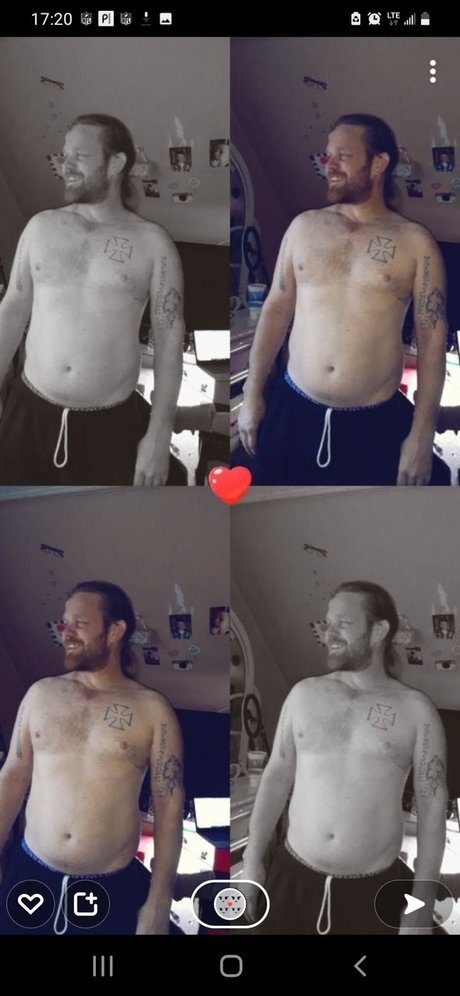 Naakte gelekte OnlyFans-foto van Frank