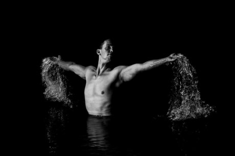 Naakte gelekte OnlyFans-foto van Marcus Flowryan