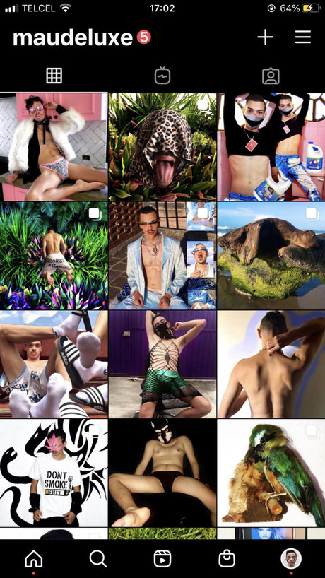 Naakte gelekte OnlyFans-foto van Maudeluxe