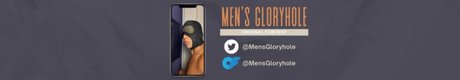 Naakte gelekte OnlyFans-foto van Mens Gloryhole