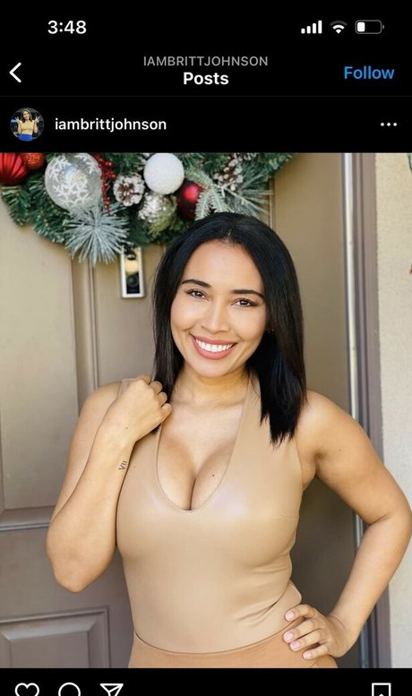 Naakte gelekte OnlyFans-foto van Britt Johnson