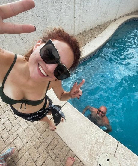 Naakte gelekte OnlyFans-foto van Megan Ciafre