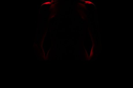 Naakte gelekte OnlyFans-foto van Miss Vampiress