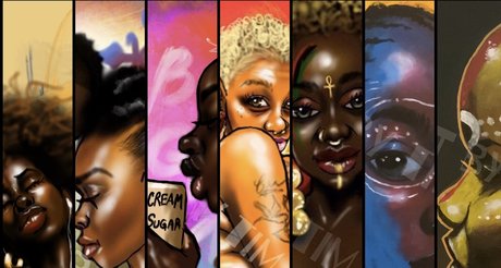 Naakte gelekte OnlyFans-foto van Illustratedcurvez