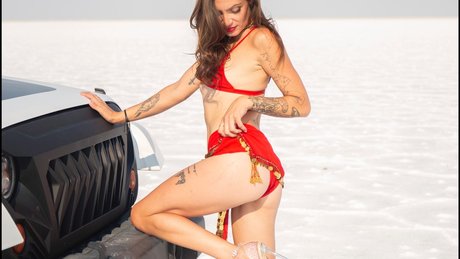 Naakte gelekte OnlyFans-foto van Aleesha