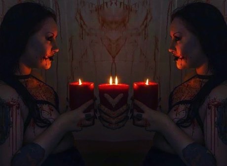 Naakte gelekte OnlyFans-foto van Hannahhellfire