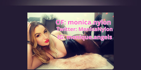 Naakte gelekte OnlyFans-foto van Monica Nylon  Feminity Feet Queen