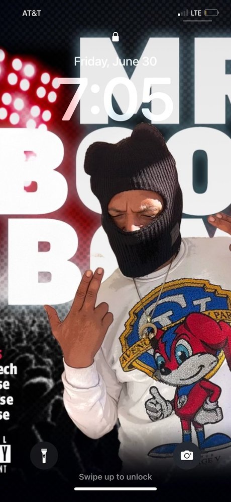 Naakte gelekte OnlyFans-foto van Mr Boom Boxx
