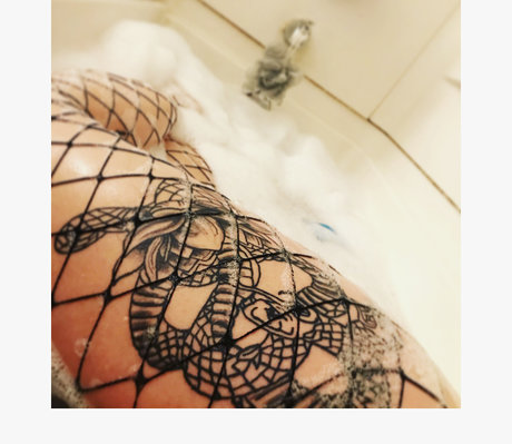 Naakte gelekte OnlyFans-foto van Heather