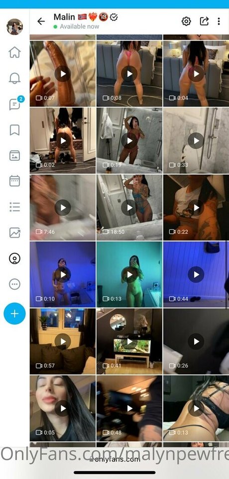 Naakte gelekte OnlyFans-foto van Malynpewfree