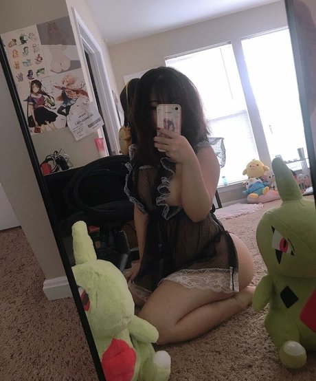 Naakte gelekte OnlyFans-foto van Eunamiku