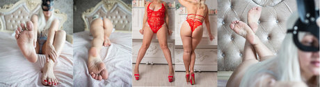Naakte gelekte OnlyFans-foto van Feetty Kitty