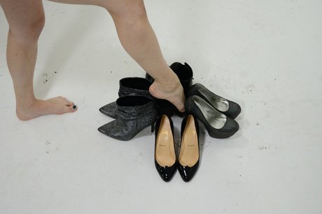 Naakte gelekte OnlyFans-foto van Feetnboots