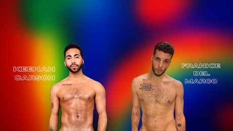Naakte gelekte OnlyFans-foto van Frankie Ampamp Keenan Del Marco