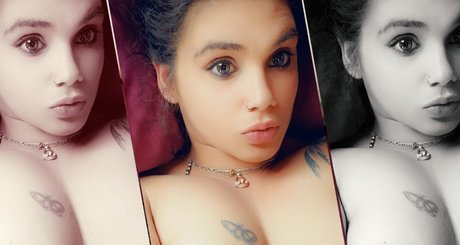 Naakte gelekte OnlyFans-foto van Creampie Queen