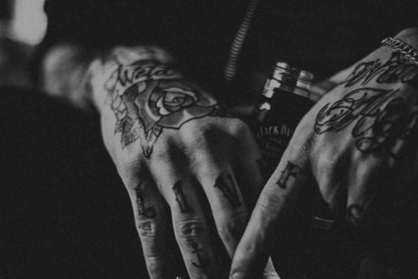 Naakte gelekte OnlyFans-foto van Austin 