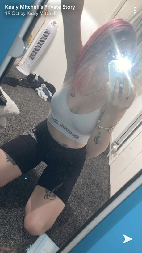 Naakte gelekte OnlyFans-foto van Kealy Mitchell
