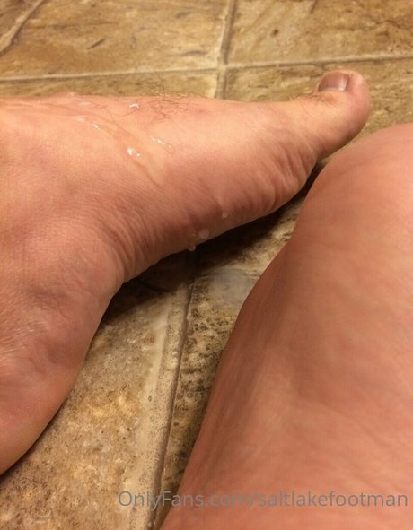 Naakte gelekte OnlyFans-foto van Saltlakefootman