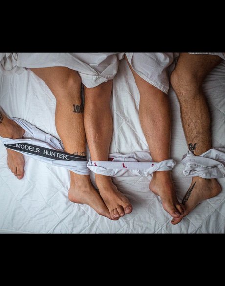 Naakte gelekte OnlyFans-foto van Pacco