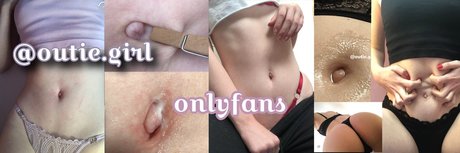 Naakte gelekte OnlyFans-foto van Outie Girl