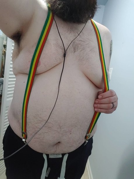 Naakte gelekte OnlyFans-foto van Panty Bear Free