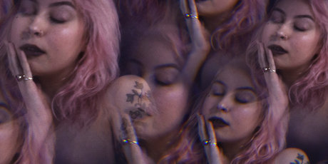 Naakte gelekte OnlyFans-foto van Pinky Rose