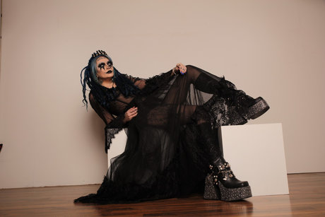 Naakte gelekte OnlyFans-foto van Hades