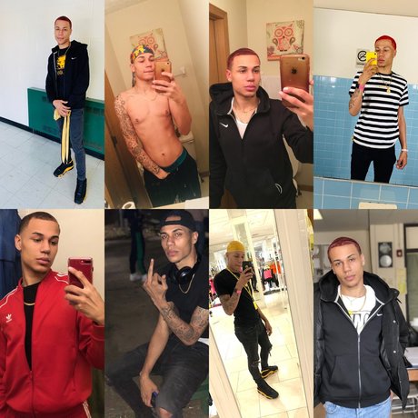 Naakte gelekte OnlyFans-foto van Qunn