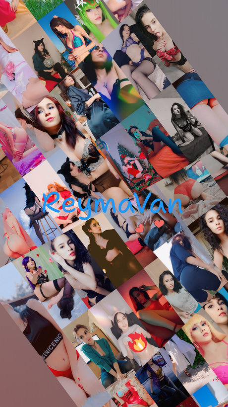 Naakte gelekte OnlyFans-foto van Reymavanvippage