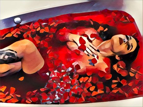 Naakte gelekte OnlyFans-foto van Riversongx13