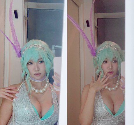 Naakte gelekte OnlyFans-foto van Aria Saki