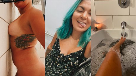 Naakte gelekte OnlyFans-foto van Shes Hungry