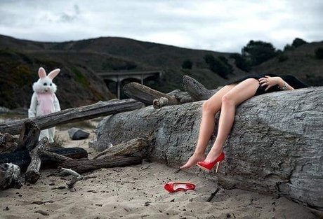 Naakte gelekte OnlyFans-foto van Queen B