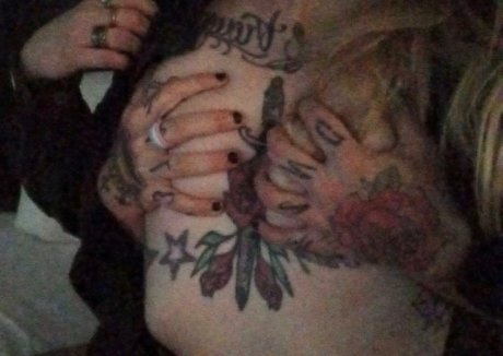 Naakte gelekte OnlyFans-foto van Ophelia Marie