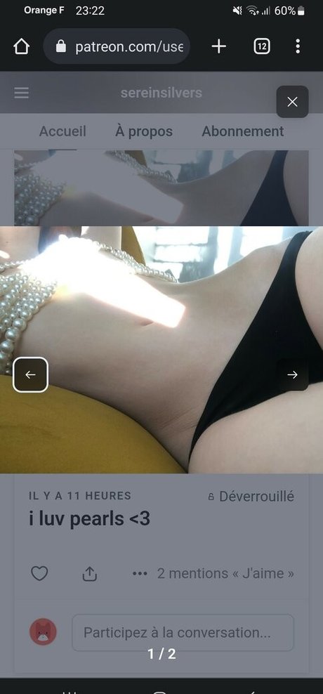 Naakte gelekte OnlyFans-foto van Sereinsilvers