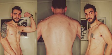 Naakte gelekte OnlyFans-foto van Martin Woods