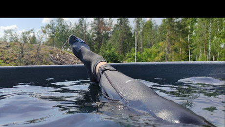 Naakte gelekte OnlyFans-foto van Cutefetishfeet