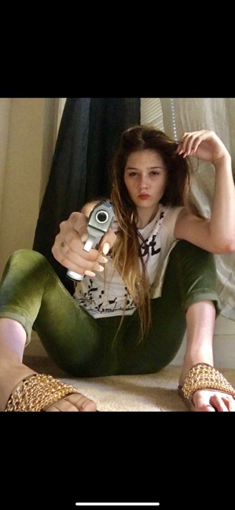 Naakte gelekte OnlyFans-foto van Aubrey