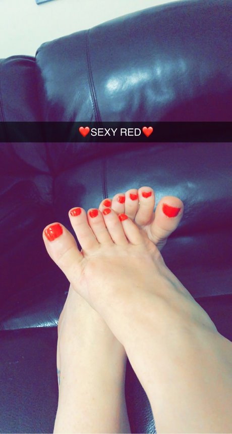 Naakte gelekte OnlyFans-foto van Foot Fetish