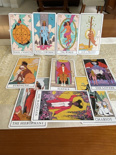 Naakte gelekte OnlyFans-foto van The Stars And Signs Astrology Ampamp Tarot