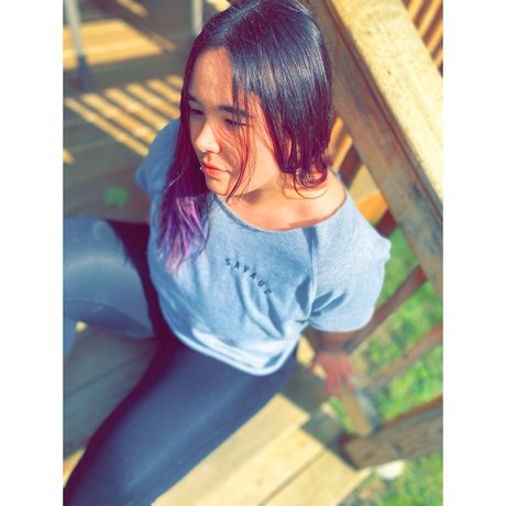 Naakte gelekte OnlyFans-foto van Carly