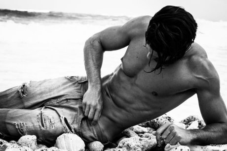 Naakte gelekte OnlyFans-foto van Jay