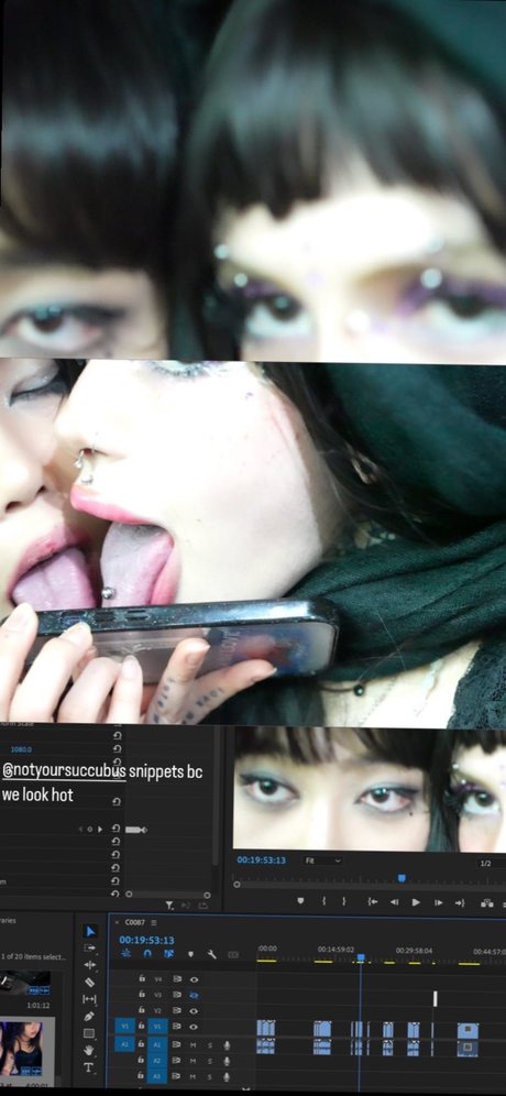 Naakte gelekte OnlyFans-foto van Lilith Eveningstar