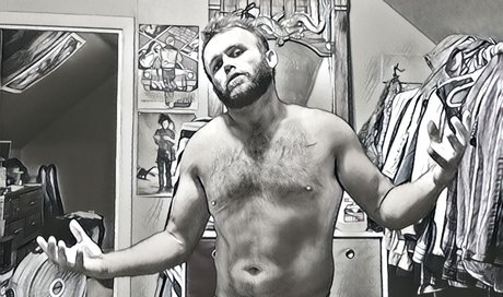 Naakte gelekte OnlyFans-foto van Castro