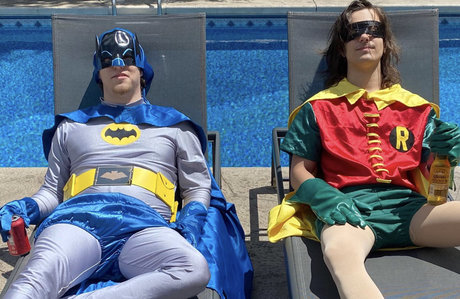 Naakte gelekte OnlyFans-foto van The Justice League