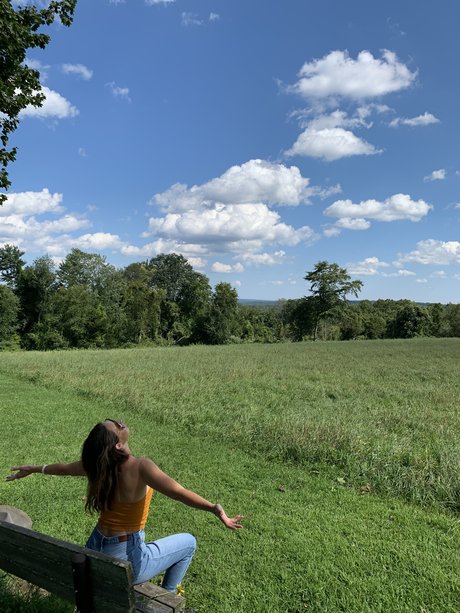 Naakte gelekte OnlyFans-foto van Stacey