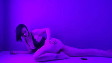 Naakte gelekte OnlyFans-foto van Samantha Dread