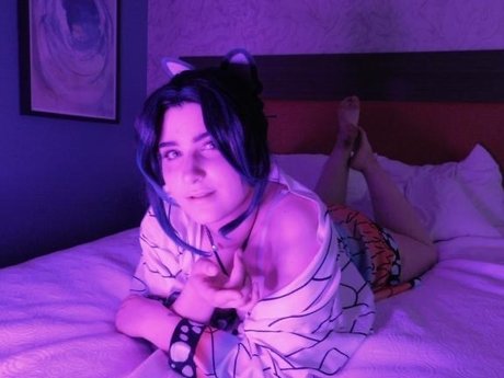 Naakte gelekte OnlyFans-foto van Pinkumochi 