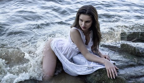 Naakte gelekte OnlyFans-foto van Eva