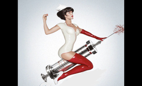 Naakte gelekte OnlyFans-foto van Nurse Olive 